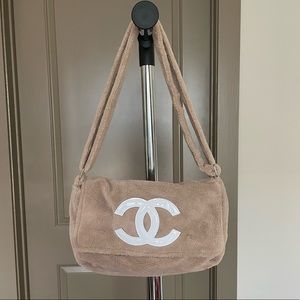 Chanel Beauty teddy adjustable bag